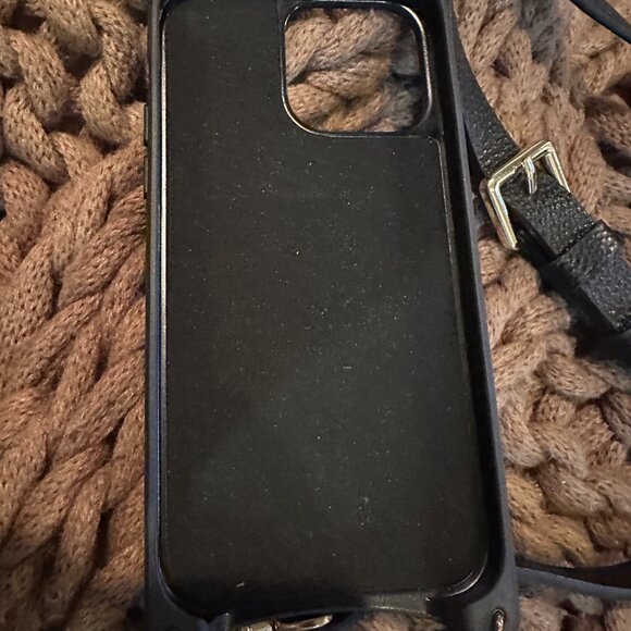 Bandolier HAILEY Crossbody IPhone Case in Black/Gold Iphone Pro Max 14 - Picture 3 of 3